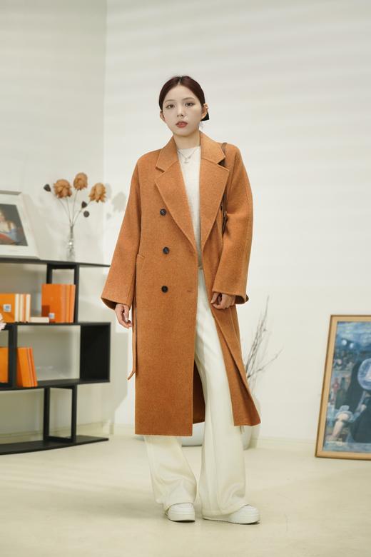 【M1】AM冬季桔色显白大衣6D8319150180 商品图2