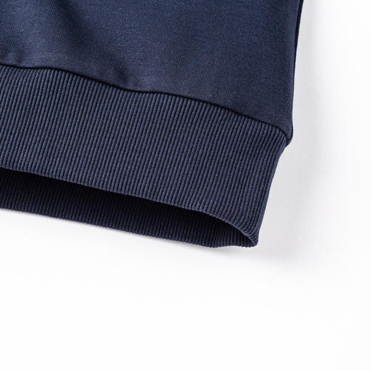 【7A抗菌含桑蚕丝】罗蒙春秋男装卫衣万针绣卫衣男士秋装上衣休闲百搭长袖T恤男 商品图8