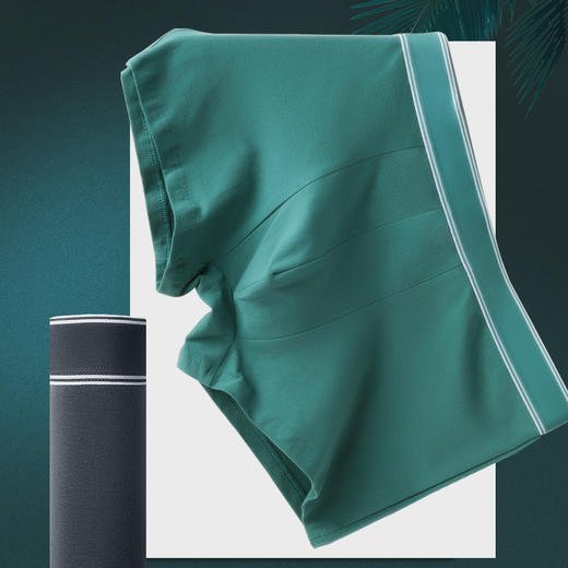 【5条独立装】迪蕉男士纯棉内裤平角透气宽松四角裤 A-4554 商品图1