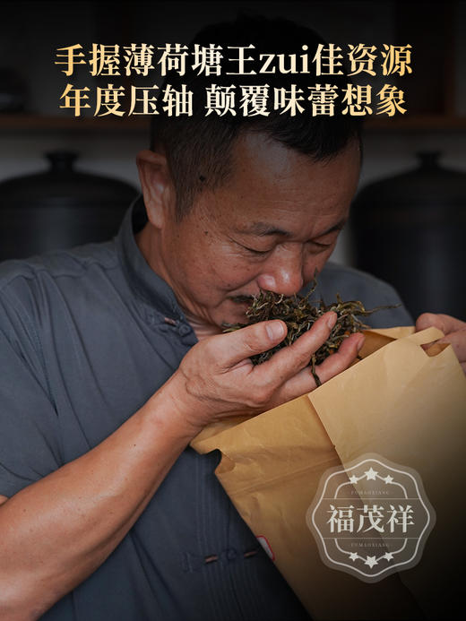 【薄荷塘王】精选薄荷塘古茶园18棵超级古树 2024年春茶云南易武茶区薄荷塘普洱茶生茶饼357g 商品图2