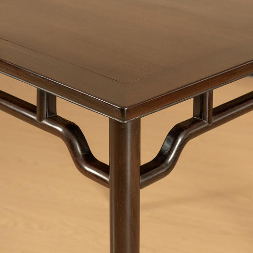 二十世纪 红木高罗锅枨矮栳方桌 商品图3