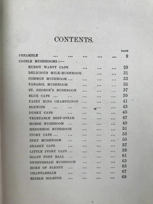 1894年 可食用与有毒蘑菇指南 18页彩色插图 漆布精装32开 商品图3