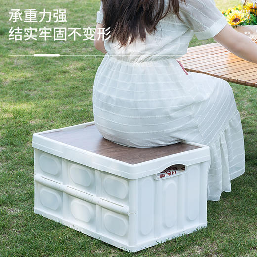 户外折叠收纳箱   露营后备箱整理箱 商品图3