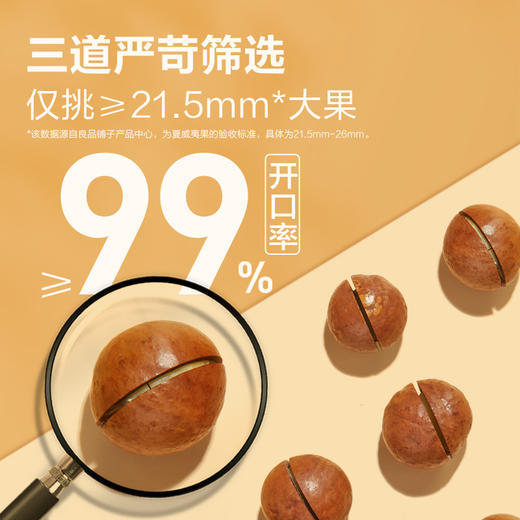 [小滋心选] 良品铺子|【99元任选20件】夏威夷果(奶香味)60g（单拍不发货） 商品图3