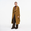 舒库羊绒羊毛大衣女秋冬长款经典双面呢外套复古美拉德 商品缩略图1