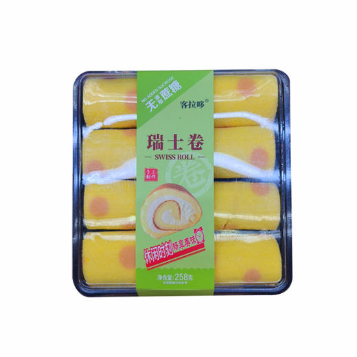 瑞士卷无蔗糖258g 商品图0