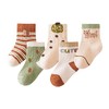 年货节！【秋冬季五双装无骨儿童袜宝宝】中筒袜子婴儿袜男女儿童袜可爱卡通松口不勒 商品缩略图4
