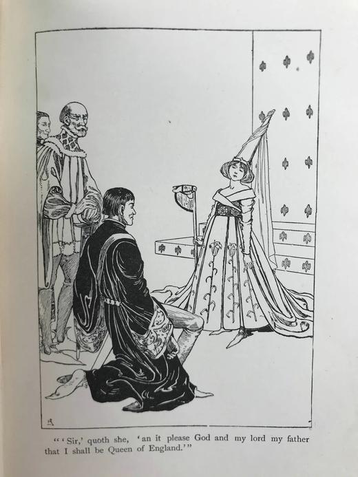 1902年 公主故事集 数十幅插图 漆布精装32开 商品图5