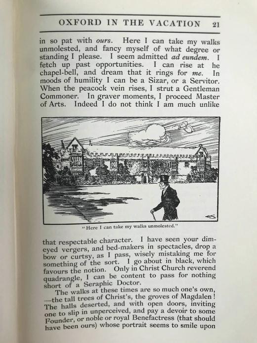 1902年 兰姆《伊利亚随笔》 加斯·琼斯数十幅趣味插图 漆布精装大32开 商品图9