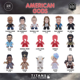 现货 Titans 美国众神 American Gods 盲盒