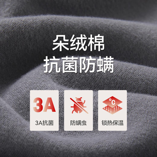 Threegun三枪 【朵绒棉】翻领长袖开襟男士家居套-82335D021 商品图11
