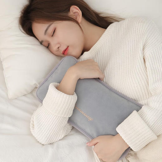 赛亿  暖手宝   电热暖手宝-NS26C 加长灰色双面宝宝绒光袋 商品图3