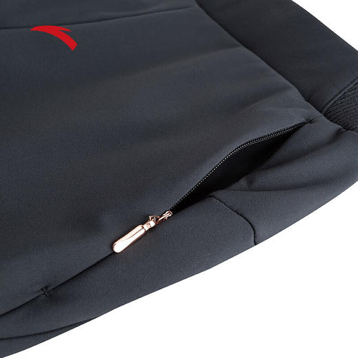 安踏加绒运动长裤 女冬季新款高腰直筒跑步休闲运动裤子162447510N 商品图2