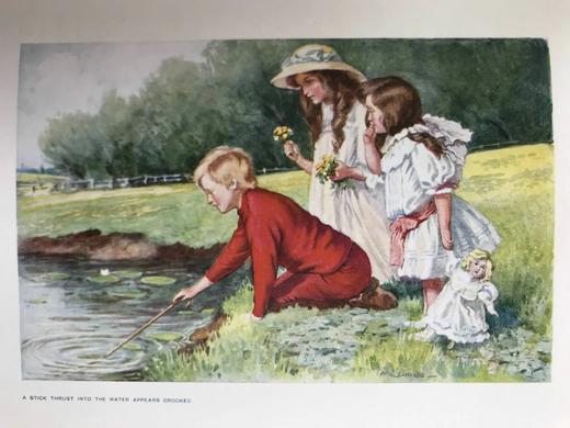 1907年 孩子的星星之书 10幅彩色插图 漆布精装大32开 商品图12