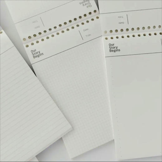 【基础款可撕拍纸本】初品 基础上翻拍纸本活页替芯本 约85g/本 商品图2