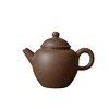 茶香记 古度乌泥鹅蛋巨轮紫砂壶 天然的共生矿 古渡乌泥 色泽温润 稳重古朴 120ml容量 茶壶 商品缩略图4