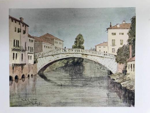 1920年 我们的意大利前线 50幅彩色插图 漆布精装大32开 商品图8