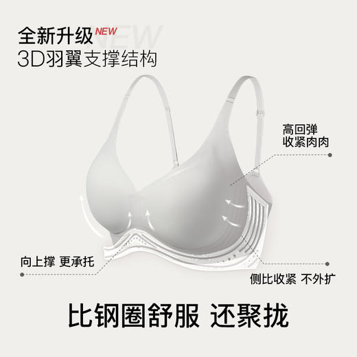 ubras  push杯浮雕软支撑文胸 商品图1