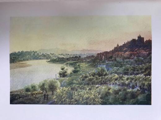 1906年 西班牙北部风物志 75幅彩色插图 漆布精装大32开 商品图8