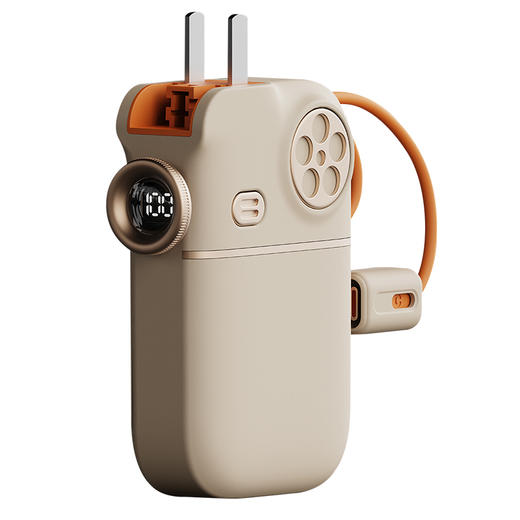 幻响AC墙插充电宝s13自带线充电插头充电器适用苹果15/16华为手机超级快充小巧便携式新款大容量移动电源 商品图10