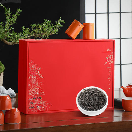 朴大师红茶正山小种招财进宝12小罐配茶具礼盒 商品图3