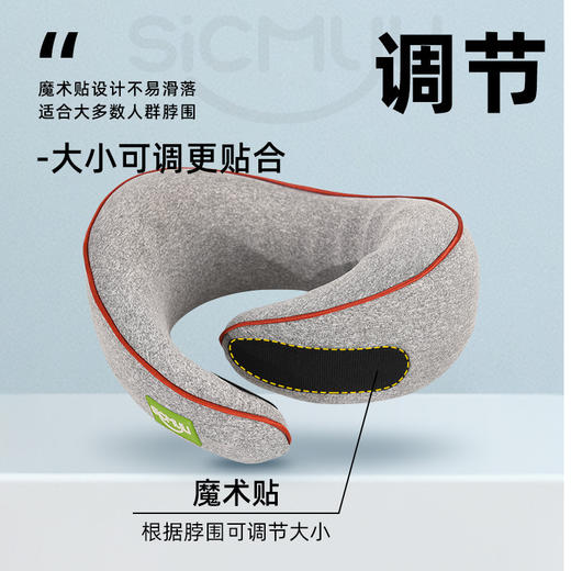 u型枕高铁睡觉神器火车围脖飞机护颈枕长途旅行不歪脖便携记忆棉 商品图2