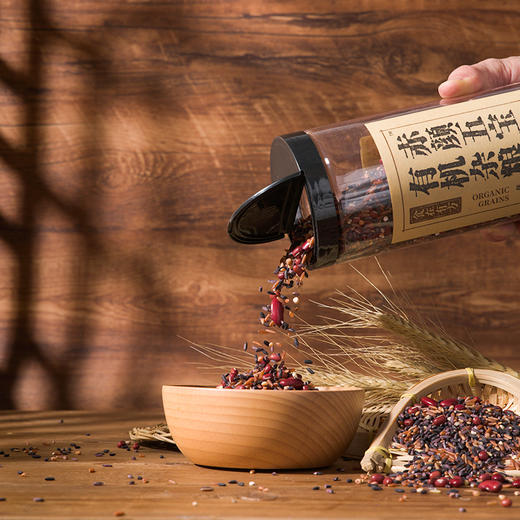 【新鲜市集】食在有方 有机杂粮赤颜五宝 800g（保质期至2026年6月） 商品图4