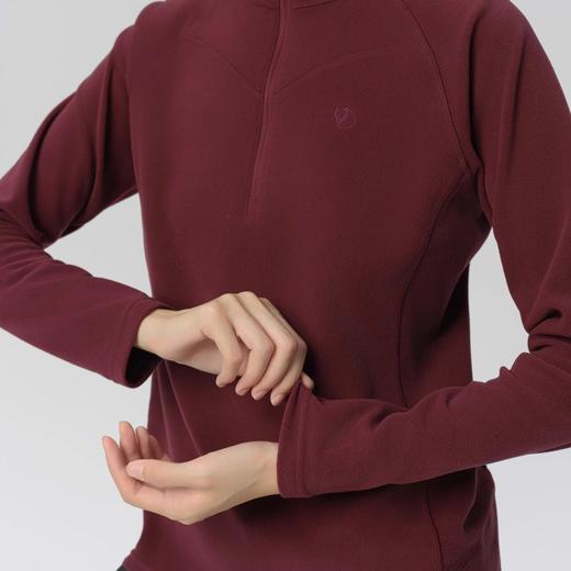 Fjallraven/北极狐女士户外抓绒衣秋冬新款半开衫立领保暖上衣04222276 商品图3