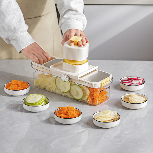 摩登主妇切菜器多功能家用擦丝器切丝神器切菜机厨房土豆丝刨丝器 商品图0