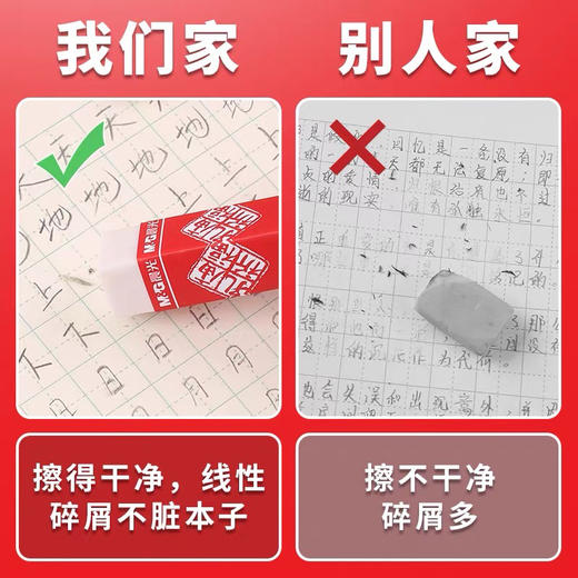 晨光2B考试用橡皮** 商品图3