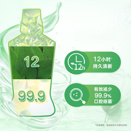 MM 山姆 高露洁 泰国进口 茉莉绿茶味漱口水 750ml*3 商品图3