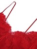 爱慕婚礼之夜红品睡衣女含真丝性感蕾丝细带吊带睡裙 商品缩略图3