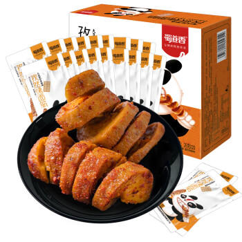 蜀道香 川香烤面筋20袋/盒 网红辣条面筋卷 怀旧小零食小吃520g 商品图0