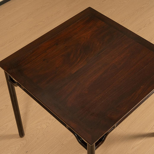 二十世纪 红木高罗锅枨矮栳方桌 商品图2
