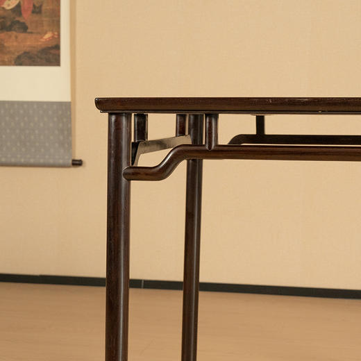 二十世纪 红木高罗锅枨矮栳方桌 商品图1