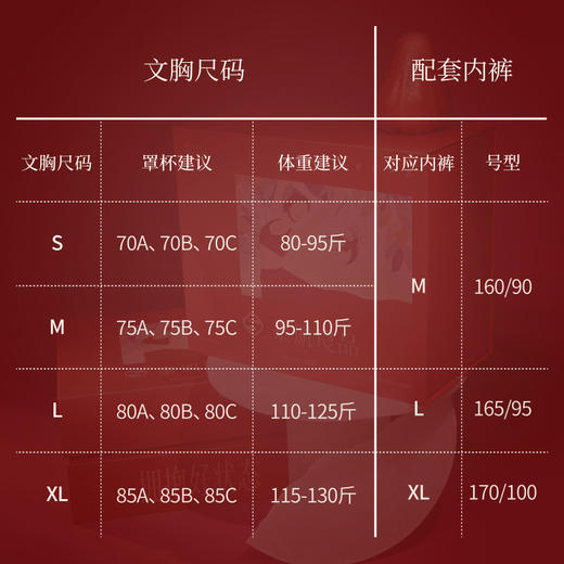 素肌良品 新年内衣套装红运礼盒【小苍兰红运礼盒】MX227 商品图6