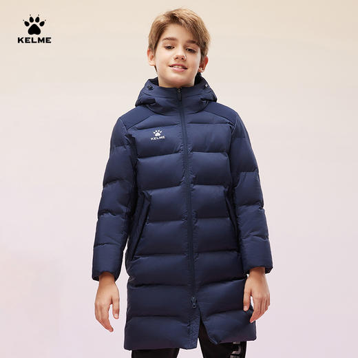 卡尔美2024新款儿童长款棉服 商品图0