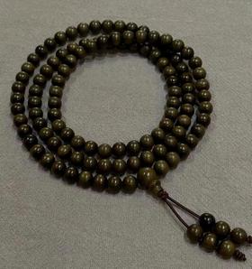 6mm印度老山阴沉檀香念珠