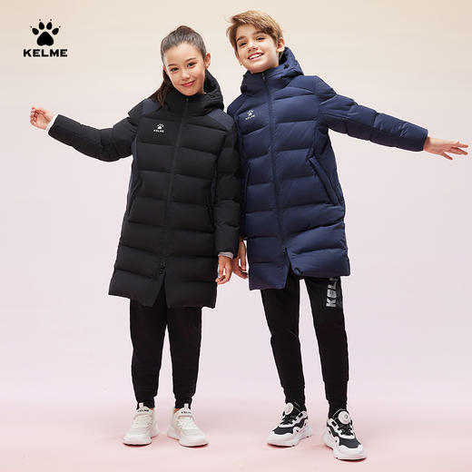 卡尔美2024新款儿童长款棉服 商品图4