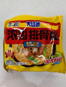 思圆浓香排骨面131克/袋26袋/箱