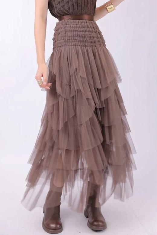 3BAR065266#网纱半身长裙 商品图0