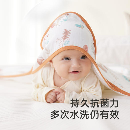 英氏新生儿恒温四季包被防惊跳5A抗菌透气抱被春夏新款 商品图2