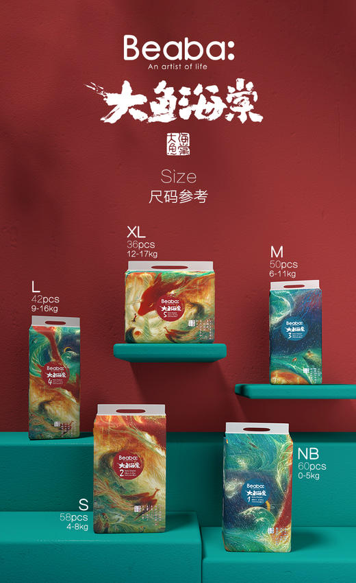 【盼盼专享】碧芭大鱼海棠纸尿裤NB-XL 商品图9
