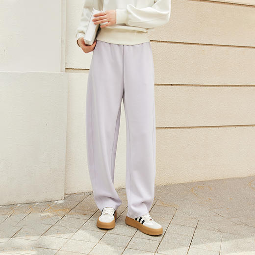 【奥地利兰精莫代尔】女士砂洗休闲香蕉裤 韩版显瘦肉感中空保暖蓄热卫裤 商品图2