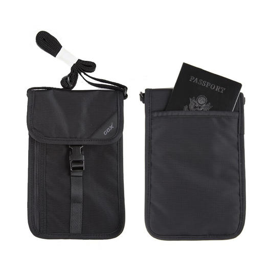 GOX  防盗翻盖斜跨护照包--升级版  防泼水证件包 商品图1