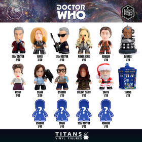 现货 Titans 神秘博士 12任 Doctor Who 3英寸 盲盒