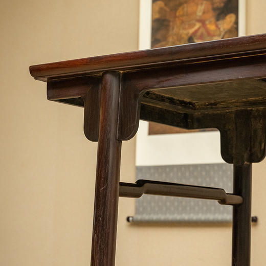 二十世纪 红木夹头榫刀牙板画案 商品图3