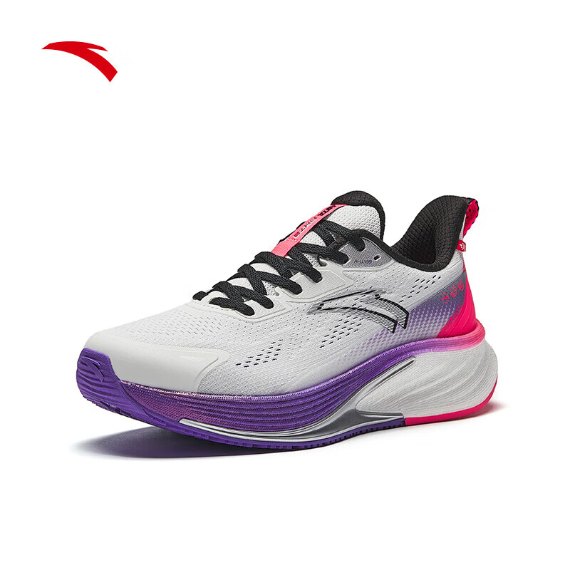安踏火箭6代丨运动鞋女防泼水缓震耐磨防滑跑步鞋女缓震回弹122445581