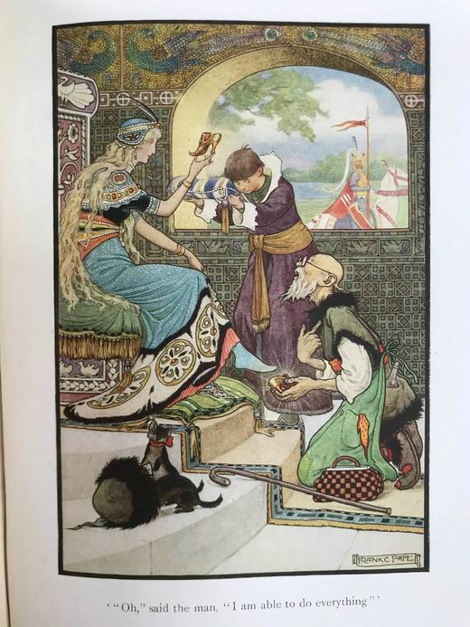 1916年 俄国故事集 Frank C. Papé16幅彩色与大量黑白插图 漆布精装大32开 商品图6