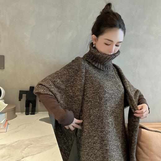 PIANAI冷小姐#时髦精的冬天不太一样绵羊毛连衣裙系列马甲裙围脖披肩打底衫 商品图3